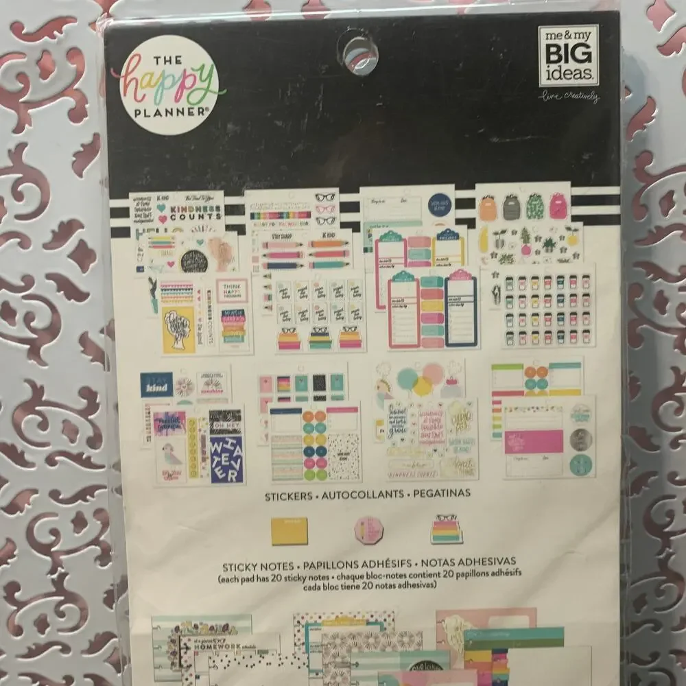 NIP MAMBI The Happy Planner stickers cardstock sticky notes PLMP-29 366 pieces